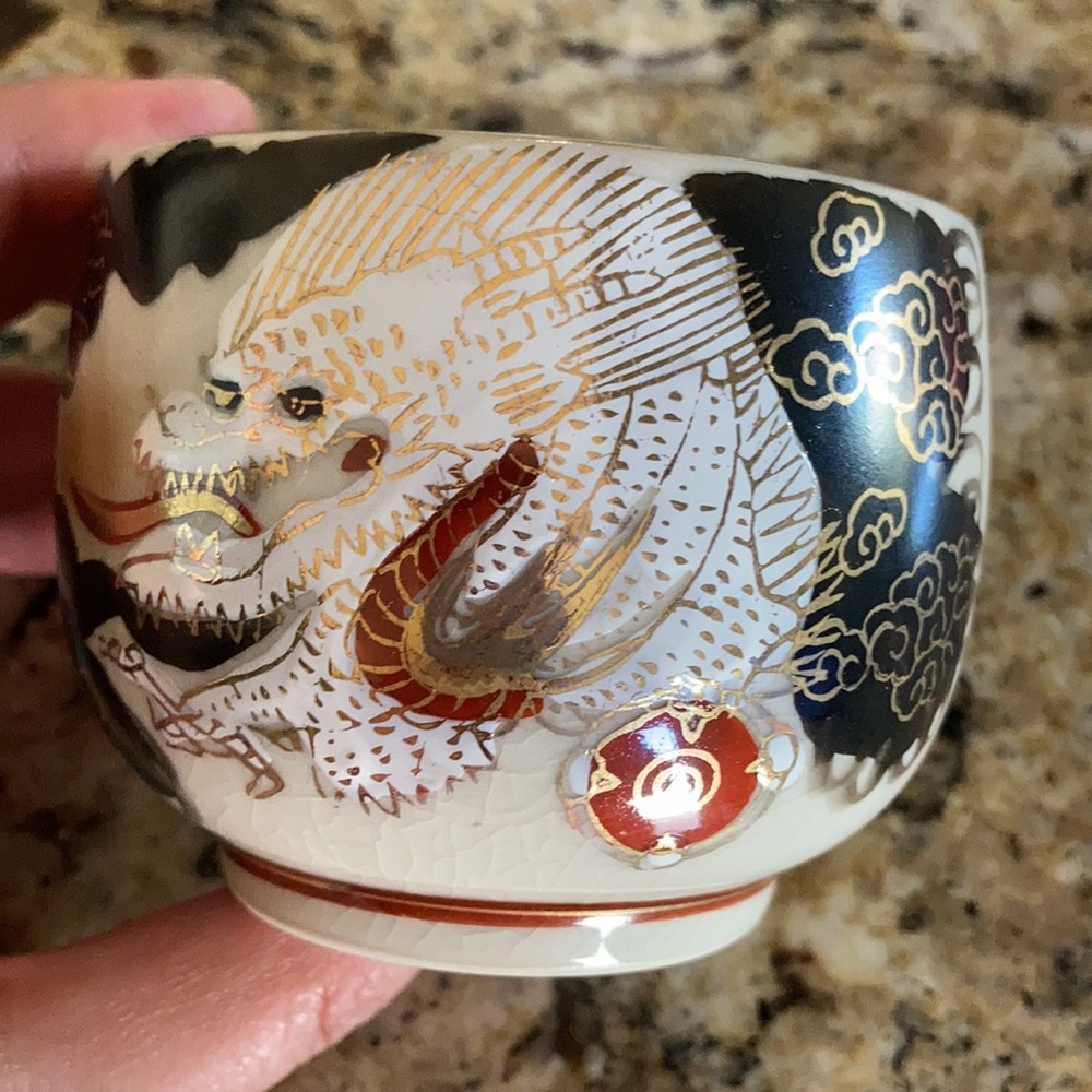 Traditional Japanese tea set